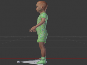Baby Boy in a Jumper 03 3Dモデル