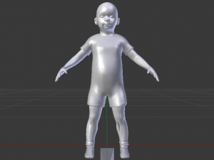 Baby Boy in a Jumper 03 3Dモデル