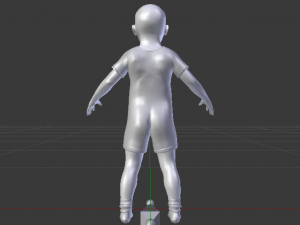Baby Boy in a Jumper 03 3Dモデル