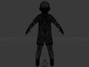 Baby Boy in a Jumper 03 3Dモデル