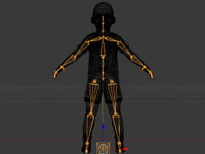 Baby Boy in a Jumper 03 3D Model