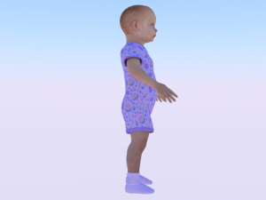 Baby Boy in a Jumper 04 Modelo 3D