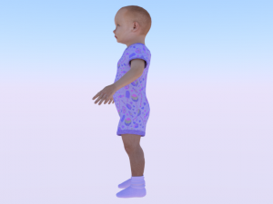 Baby Boy in a Jumper 04 Modelo 3D