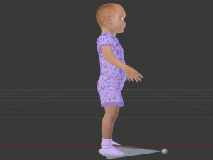 Baby Boy in a Jumper 04 Modelo 3D