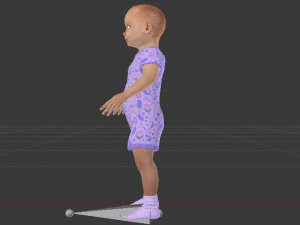 Baby Boy in a Jumper 04 Modelo 3D