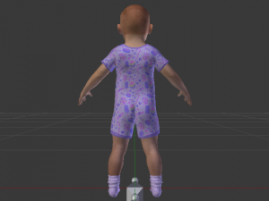 Baby Boy in a Jumper 04 Modelo 3D