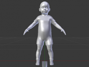 Baby Boy in a Jumper 04 Modelo 3D