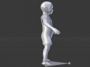 Baby Boy in a Jumper 04 Modelo 3D