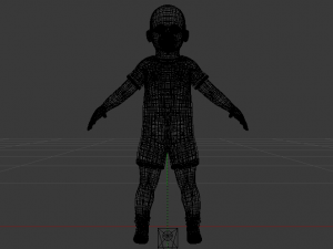 Baby Boy in a Jumper 04 Modelo 3D