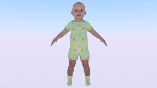 Baby Boy in a Jumper 05 3D 모델 .c4d .max .obj .3ds .fbx .stl .blend