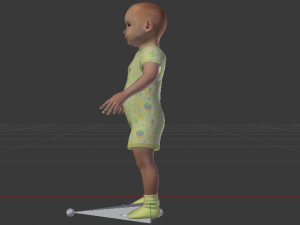 Baby Boy in a Jumper 05 3D 모델
