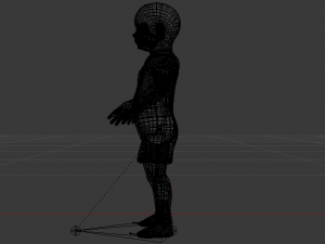 Baby Boy in a Jumper 05 3D 모델
