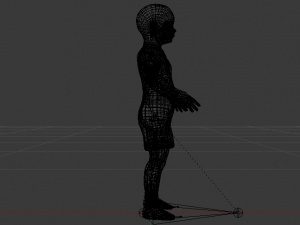Baby Girl in a Jumper 02 Modelo 3D