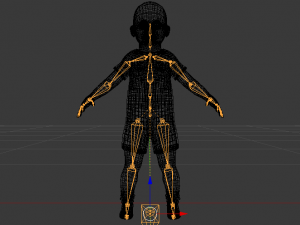Baby Girl in a Jumper 04 Modelo 3D