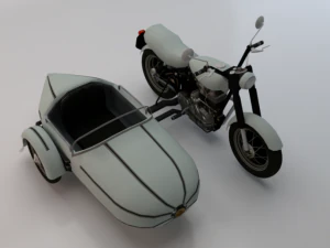 La moto de Hagrid Modèle 3D