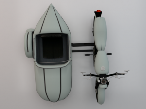 Hagrids Motorcycle 3D Модель