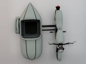 Hagrids Motorcycle 3D Model