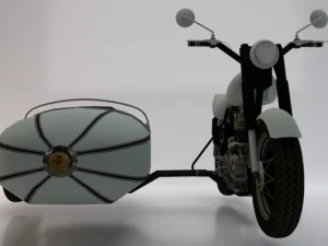 Hagrids Motorcycle 3D Model