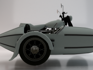 Hagrids Motorcycle 3D Модель