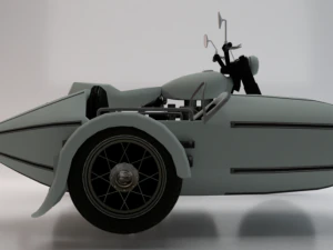 Hagrids Motorcycle 3D Model