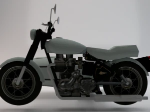 Hagrids Motorcycle 3D Model