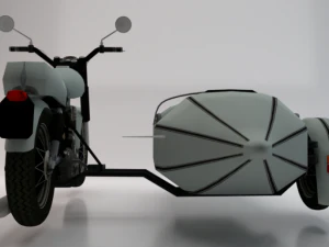 Hagrids Motorcycle 3D Model