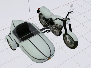 Hagrids Motorcycle 3D Model