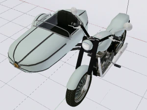 Hagrids Motorcycle 3D Model