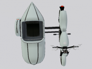 Hagrids Motorcycle 3D Модель