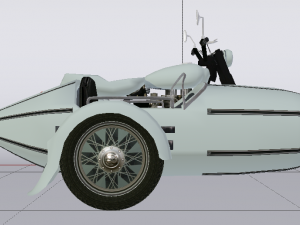 Hagrids Motorcycle 3D Модель