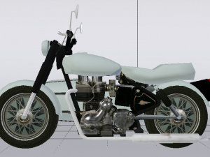 Hagrids Motorcycle 3D Модель