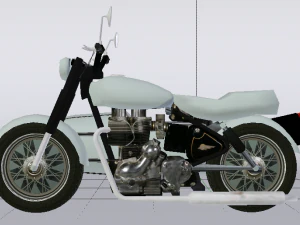 Hagrids Motorcycle 3D Model