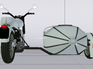 Hagrids Motorcycle 3D Модель