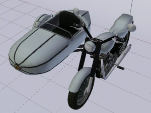 Hagrids Motorcycle 3D Model