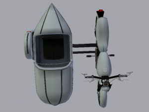Hagrids Motorcycle 3D Модель