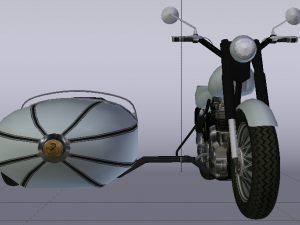 Hagrids Motorcycle 3D Модель