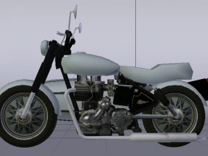 Hagrids Motorcycle 3D Model