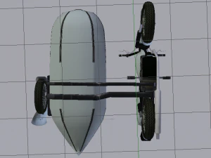 Hagrids Motorcycle 3D Model
