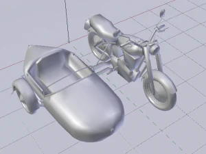 Hagrids Motorcycle 3D Model