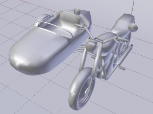 Hagrids Motorcycle 3D Модель