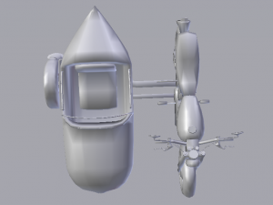 Hagrids Motorcycle 3D Модель