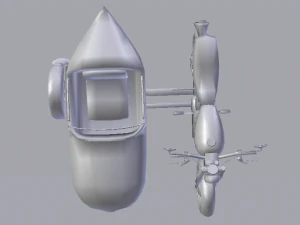 Hagrids Motorcycle 3D Model
