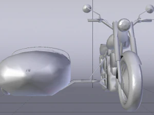 Hagrids Motorcycle 3D Model