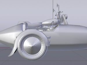 Hagrids Motorcycle 3D Модель