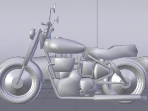 Hagrids Motorcycle 3D Model