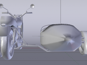 Hagrids Motorcycle 3D Модель