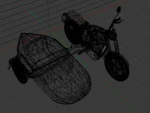 Hagrids Motorcycle 3D Модель