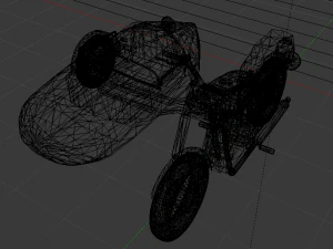 Hagrids Motorcycle 3D Model