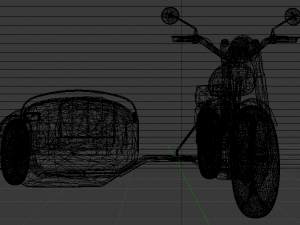 Hagrids Motorcycle 3D Модель