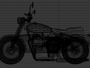 Hagrids Motorcycle 3D Модель
